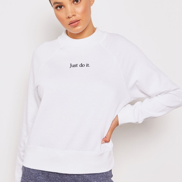 NIKE French Terry Pullover Top - Picture 2 of 4